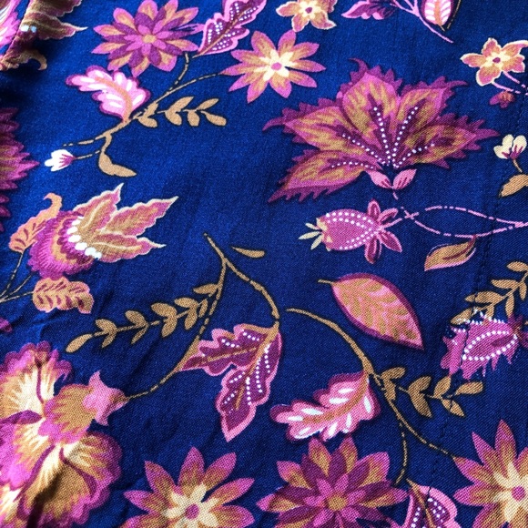 Flower print crop top - Size XS - Picture 5 of 6